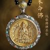 本命佛吊墜佛牌鍍24k黃金項鍊