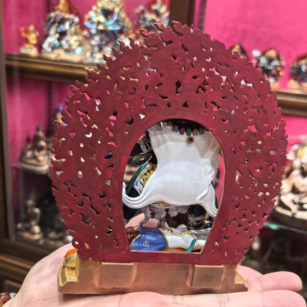大黑天/六臂玛哈嘎拉/六臂大黑天/玛哈嘎拉/15cm紫铜佛像供奉摆件