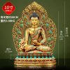 O1CN01g9Awzg1LC2xcbEwK9_!!152211262 藏传彩珠镶嵌《药师佛》室内家用全鎏金铜佛像摆件